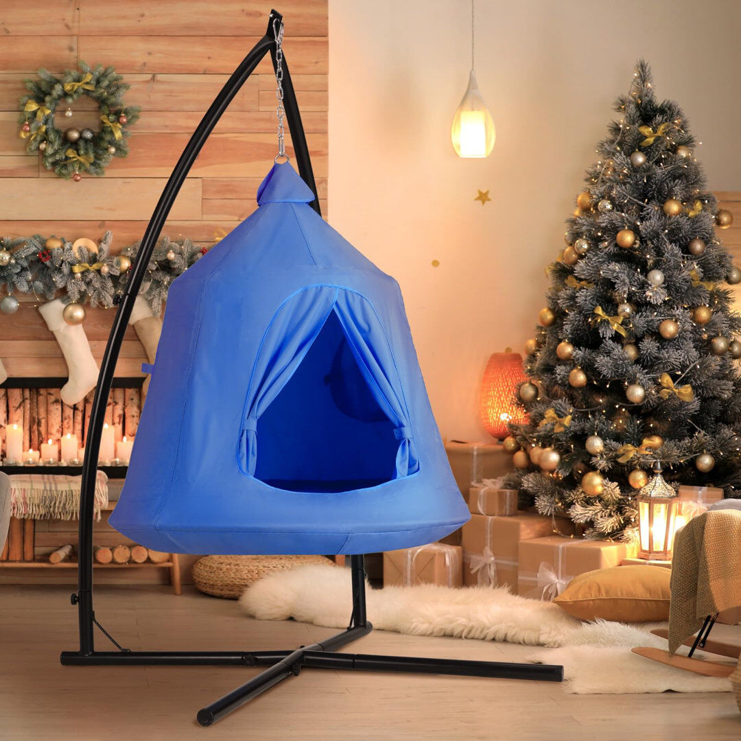 Dakota Fields Classic Hammock Blue 212.5cm H X 112cm W X 112cm L