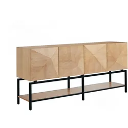 SIDEBOARD ANJO Braun Holz