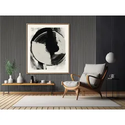 Akustikpaneel DecoLine, Eiche grau, 2400x561x19 mm, 3-seitig foliert