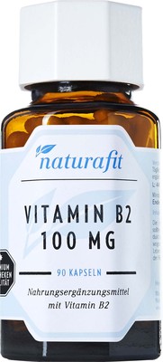 NaturaFit GmbH NATURAFIT Vitamin B2 100 mg Kapseln 24.7 g 11639946