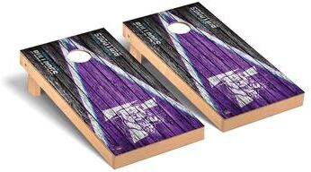 Skip's Garage Truman State University TSU Bulldogs Weathered Cornhole Board Set