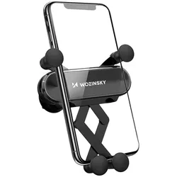 WOZINSKY GRAVITY CAR MOUNT – Auto Handyhalter für Lüftungsgitter mit drehbarem Gelenk Schwerkraft Mechanik