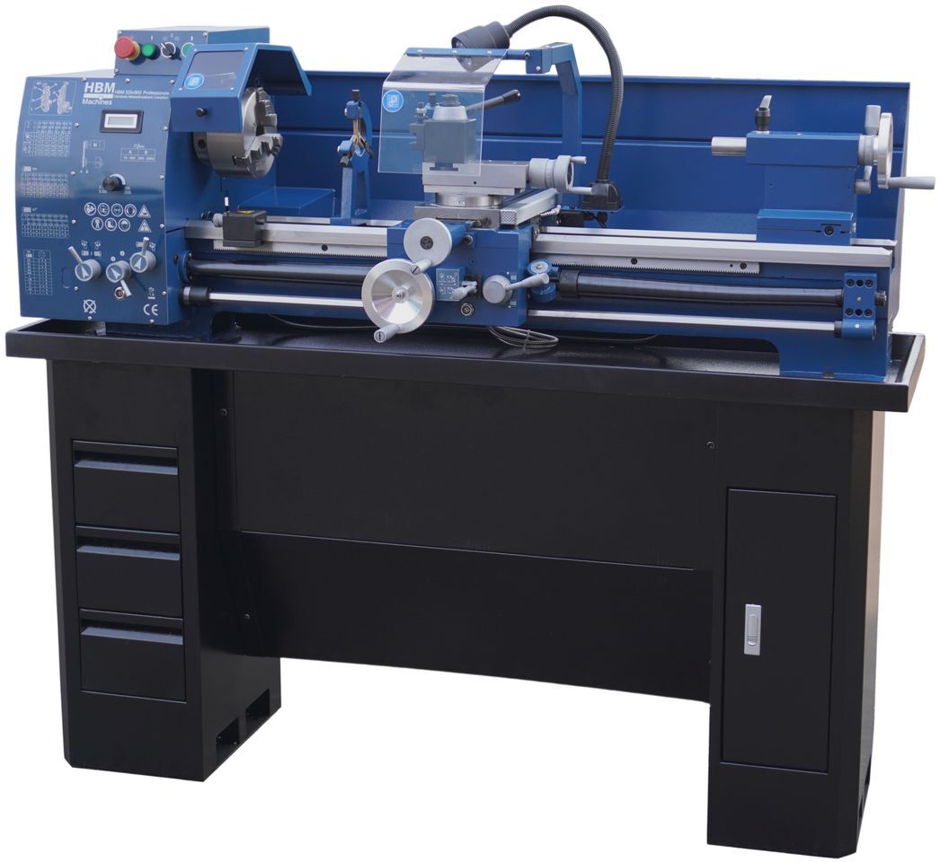 HBM tornio per metallo 320 x 900 vario, 230 V