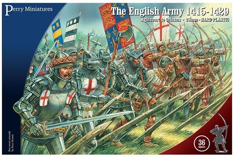 Pack 36 figurines Armée Anglaise 1415 / 1429 - Perry Miniatures