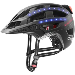 uvex finale light 2.0 Fahrradhelm black silver matt- Gr. 52-57cm