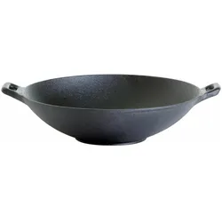 All'Grill, Grillgeschirr, Wok aus Gusseisen, Ø 25cm