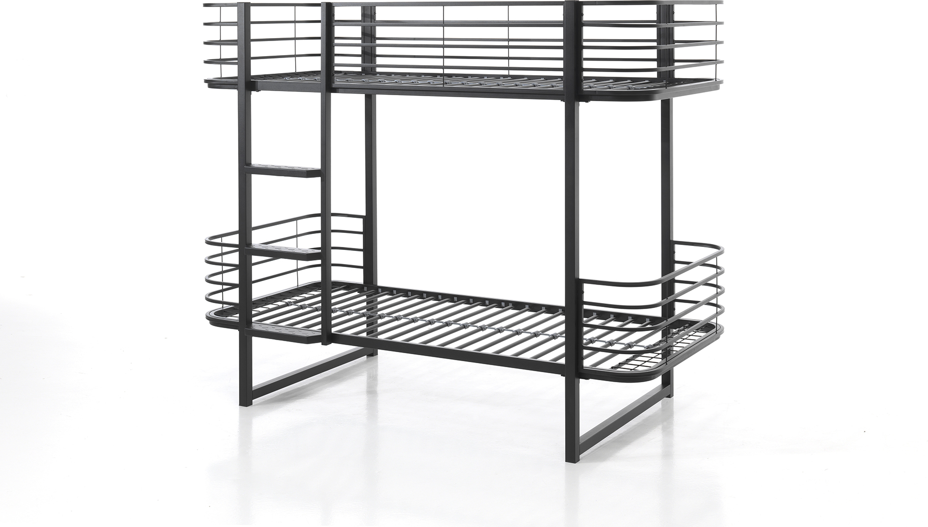 Vipack Etagenbett Metall Oscar Schwarz