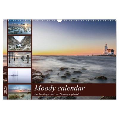 Moody calendar (Wall Calendar 2026 DIN A3 landscape), CALVENDO 12 Month Wall Calendar