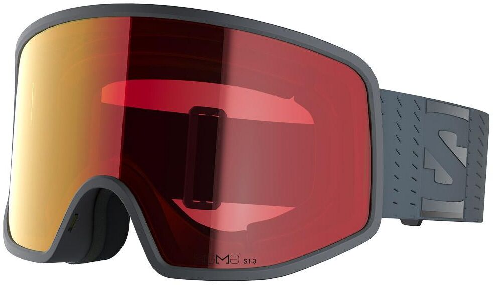 Salomon  - Sentry Pro Ebony Sigma Photo Poppy Red - Masque de Ski