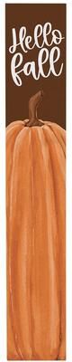 Sincere Surroundings Porch Board Weatherproof Hello Tall Pumpkin - 8x46.5x.5