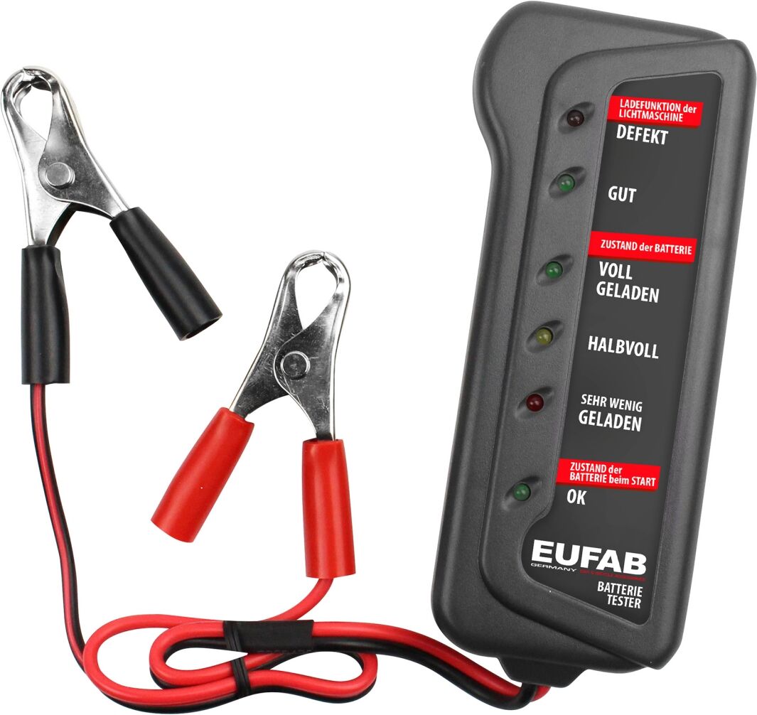 Eufab Prüfgerät, Batterie Elektr. Batterietester Ce 16599