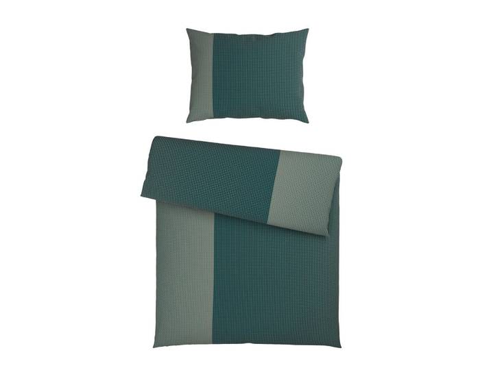 Dieter Knoll Bettwäscheset, Grün, Textil, 160x210 cm, Textiles Vertrauen - Oeko-Tex®, pflegeleicht, atmungsaktiv, Heimtextilien, Bettwäsche, Bettwäsche, Satin Bettwäsche