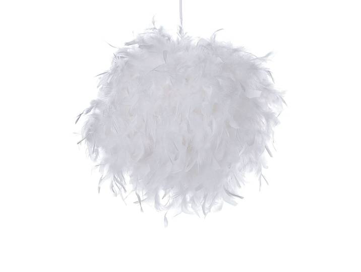 Suspension d’intérieur plumes blanc