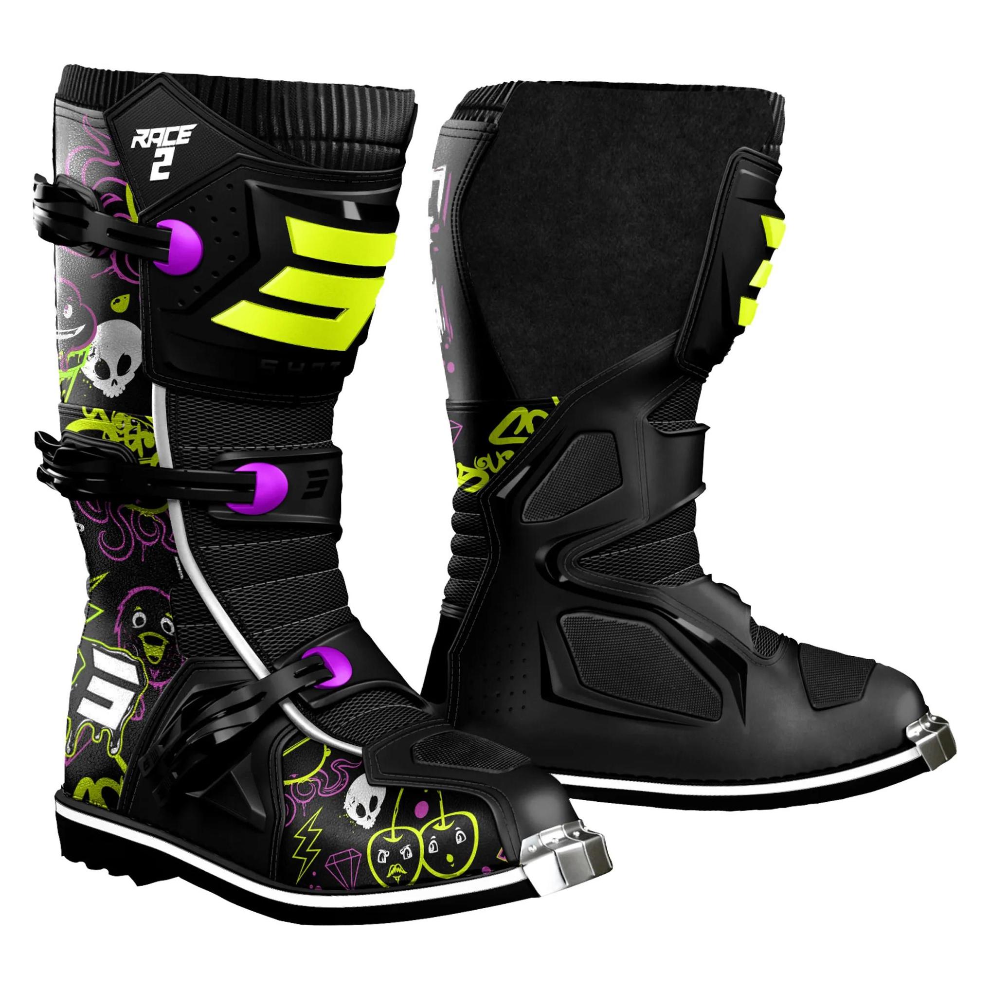 Shot racegear Kinderstiefel Shot Race 2 (Jungen, 34) (A04-24D-AK1-34)