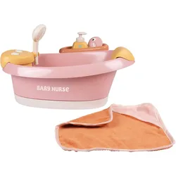Smoby Baby Nurse Balneo-Puppenbadewanne mit Licht, Wasserstrahl und Zubehör
