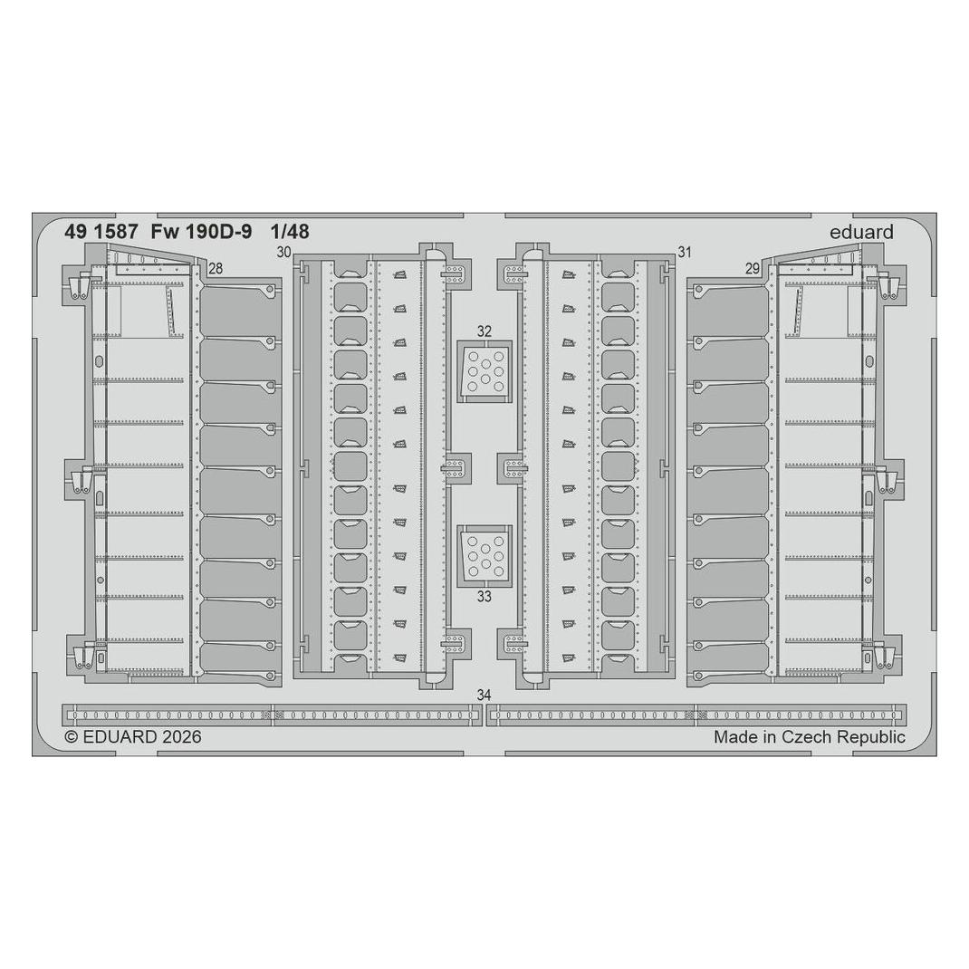 Eduard Fw 190D-9 for Miniart (491587)