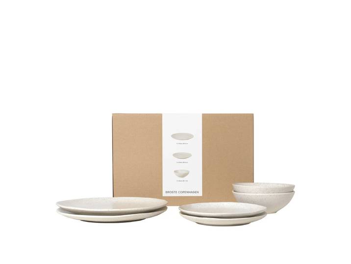Broste Copenhagen - Nordic Vanilla Geschirr-Set (6-tlg.)