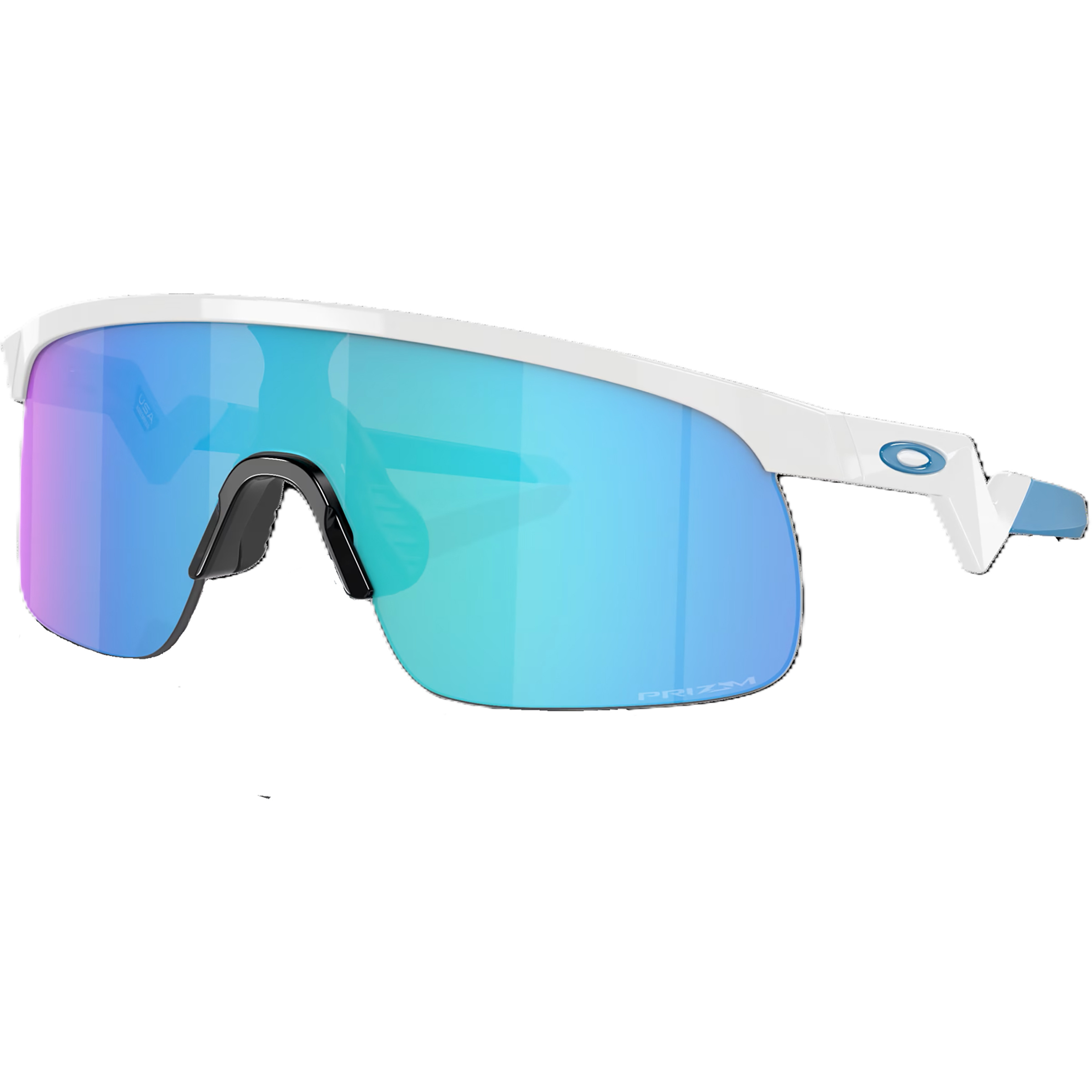 Oakley Resistor Sportbrille Kinder Sportbrillen & Sportsonnenbrillen weiss Gravel | Laufen | Rennrad | Trailrunning
