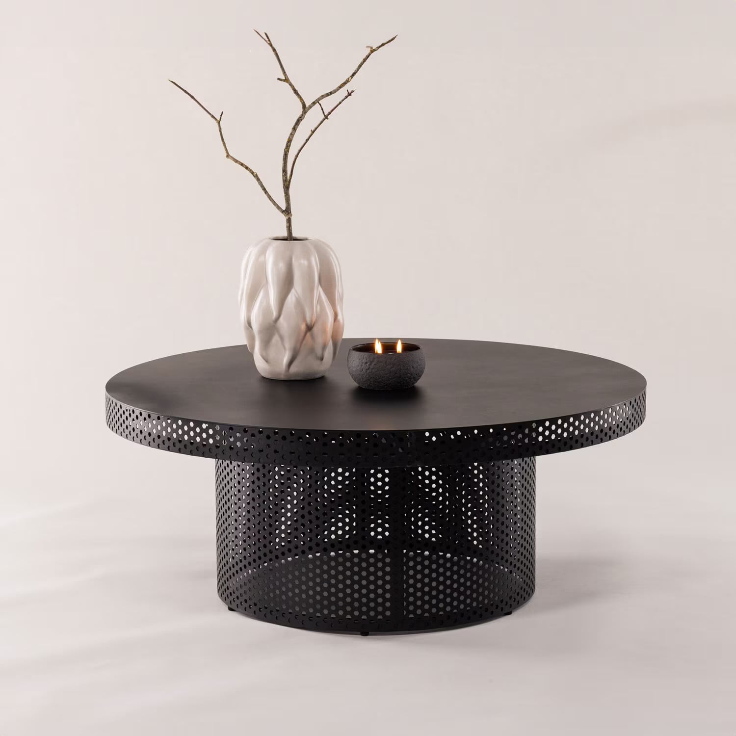 Nohr Ronde Salontafel Chivonne Zwart - Breedte: 100 cm