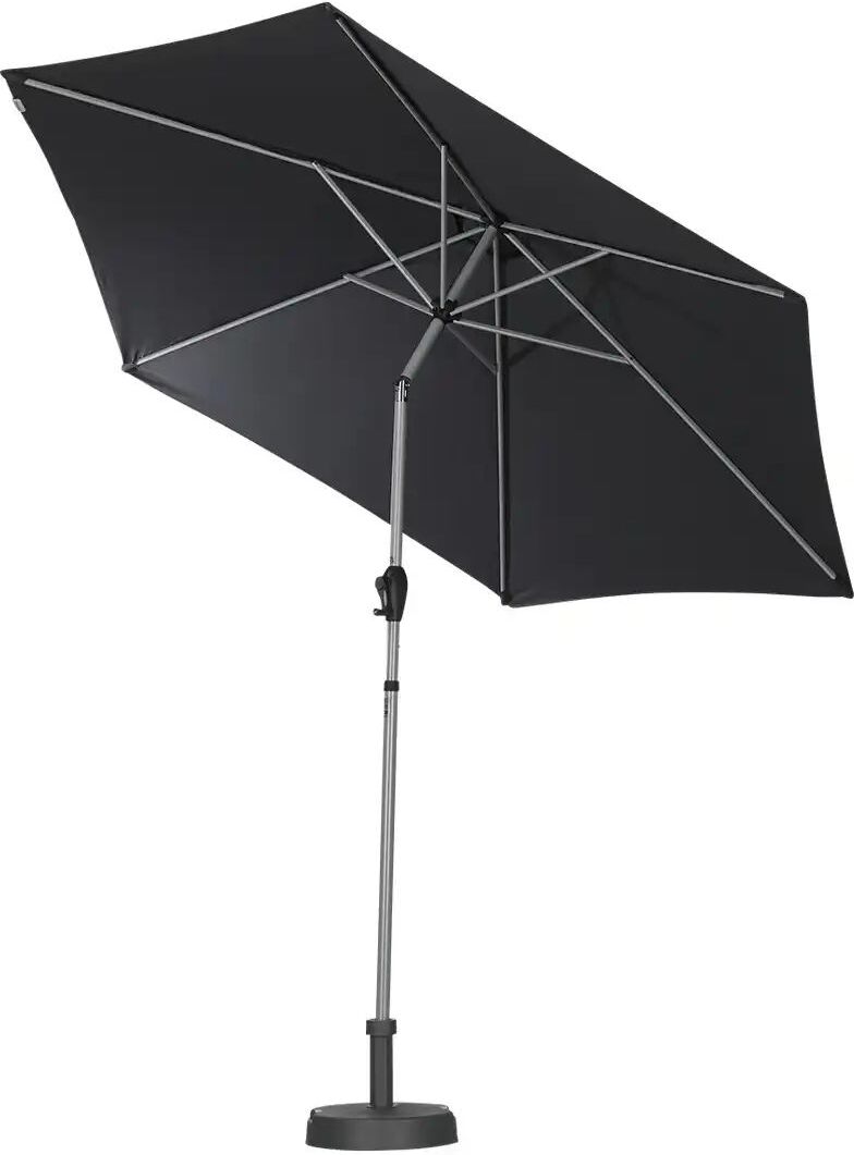 doppler Kurbelschirm Ø 270cm Doppler Select ¦ grau ¦ Maße (cm): H: 254  Ø: 270