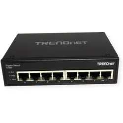 Trendnet Ti-G80 (8 Ports), Netzwerk Switch, Schwarz
