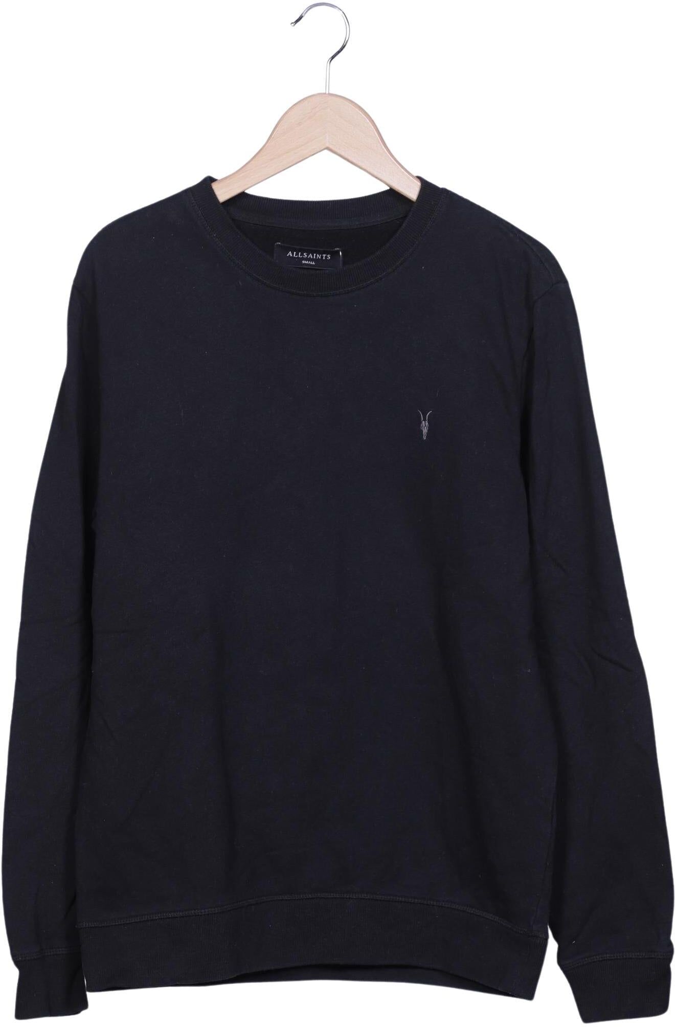 All Saints Herren Sweater, Marineblau, Gr. S, Baumwolle - Second Hand