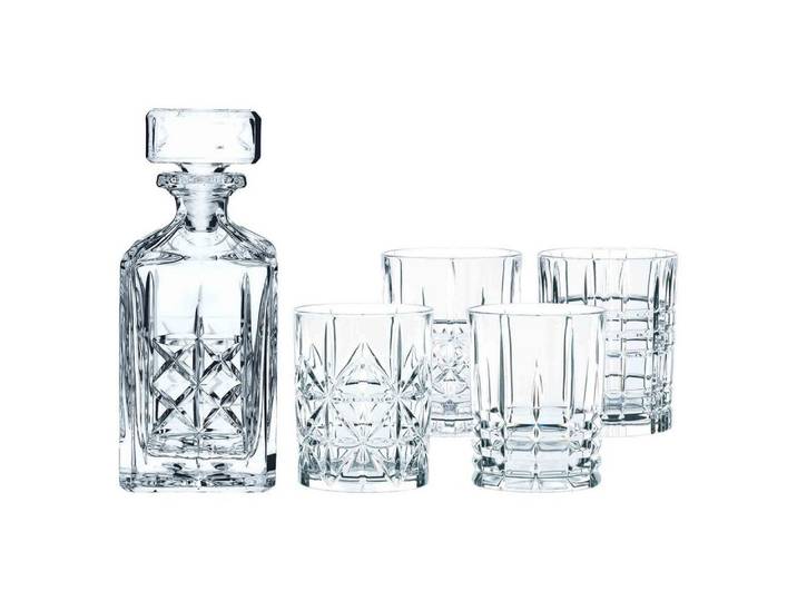 Nachtmann Gläser-Set Nachtmann Highland Whisky Set 5 tlg., Kristallglas