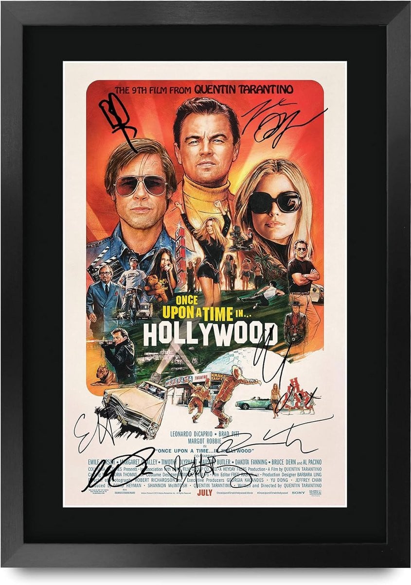Gelimiteerde ingelijste A3 filmposter met film memorabilia voor fans
