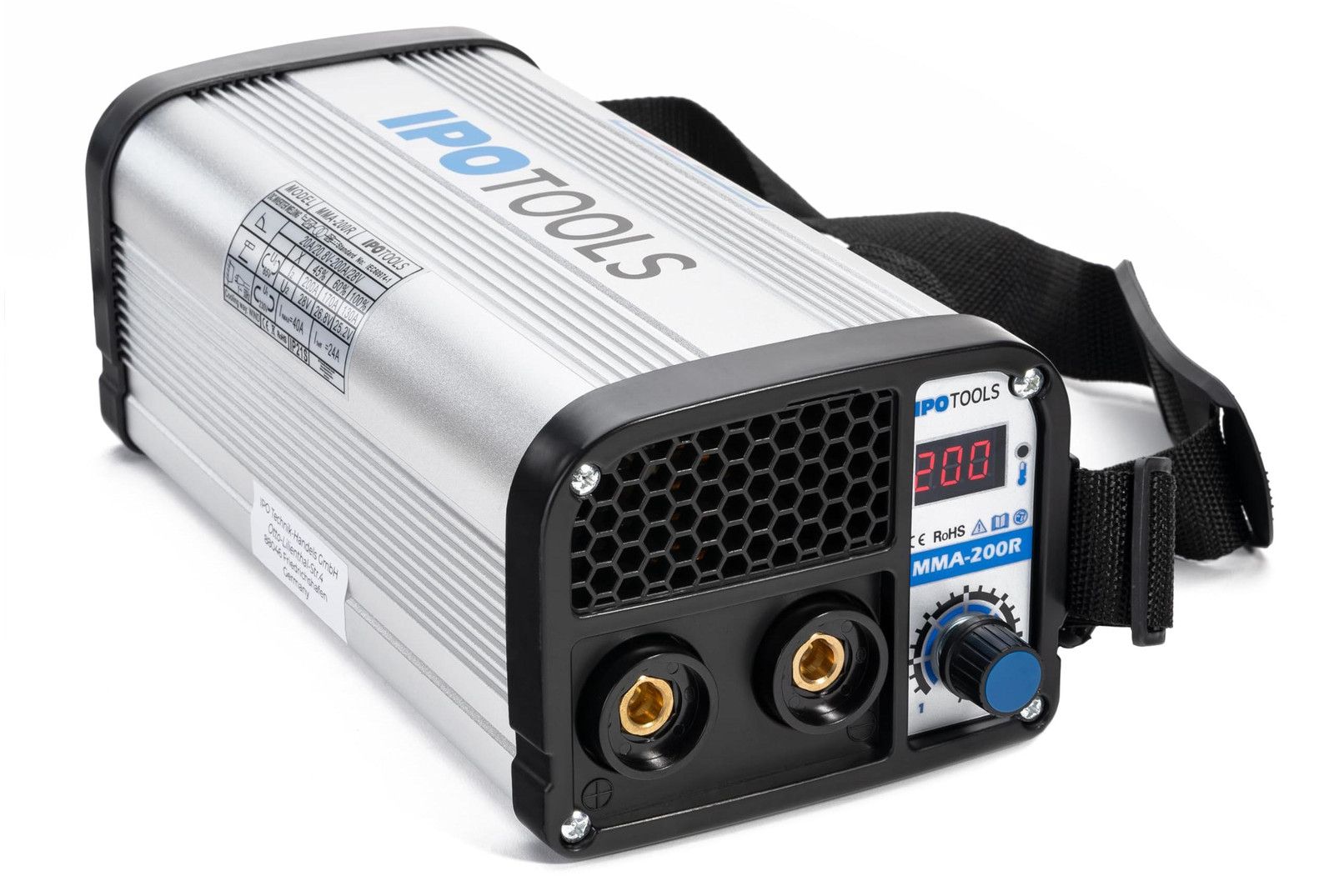 Selius Elektroden Lasapparaat MMA-200R - 200 Ampère - IGBT Inverter - Digitaal Display