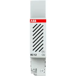 ABB RI12 Klingel 12 V AC, 50/60 Hz für Hutschiene, diskontinuierlicher Betrieb