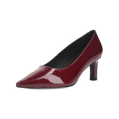 Pumps PETER KAISER "Peter Kaiser Pumps Leder", Damen, Gr. 38,5, rot (bordeaux), Leder, Schuhe Pumps