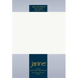 Janine Topper Spannbetttuch Elastic-Jersey 5001 ecru 100x200 cm