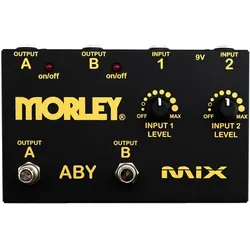 Morley ABY-MIX-G Gold Series signaal mixer / splitter (Splitter), Effektgerät, Gold