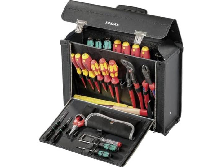 Parat New Classic 5380.000-031 gereedschapstas, met middenwand, zwart, 400 x 140 x 280 mm