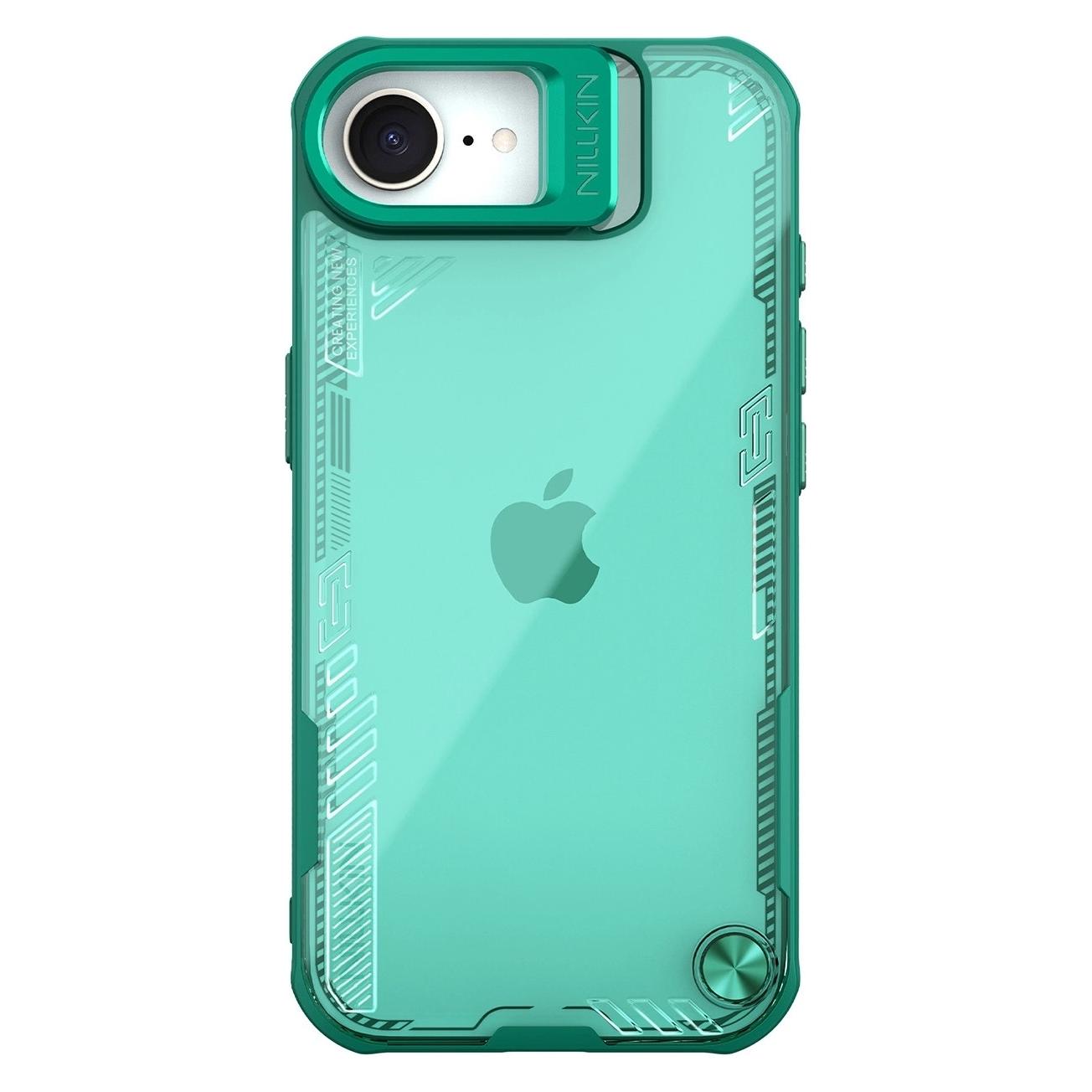 Nillkin Iceblade Prop Case mit Ständer für iPhone 16e - Grün (Apple iPhone 16e, Apple iPhone 17e) (6902048296350)