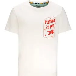 JACK WOLFSKIN Kinder Shirt VILLI T K, Größe 92 in Braun Braun