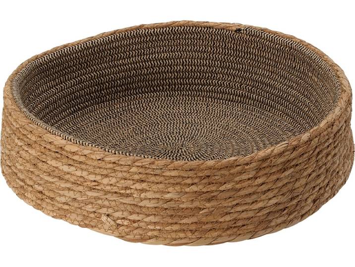 Haustierkorb PETOPIA Rattan braun