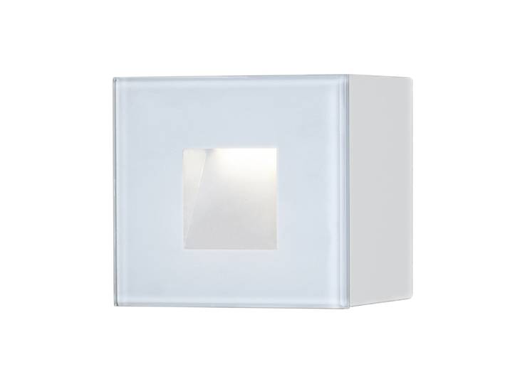 Konstsmide LED Außenleuchte Wandlampe Chieri Weiß IP54 1\,2W 180lm Warmweiß 3000K