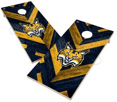 Skip's Garage Quinnipiac University Bobcats Cornhole Board Set