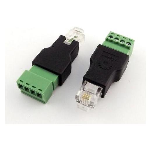 Allnet Kabel TK RJ11-Stecker 6P4C-Terminalblock/Schraubkontakt (STT-RJ11)