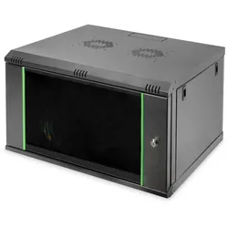 Digitus 7HE 19"-Wandgehäuse Dynamic Basic Serie RAL 9005 schwarz