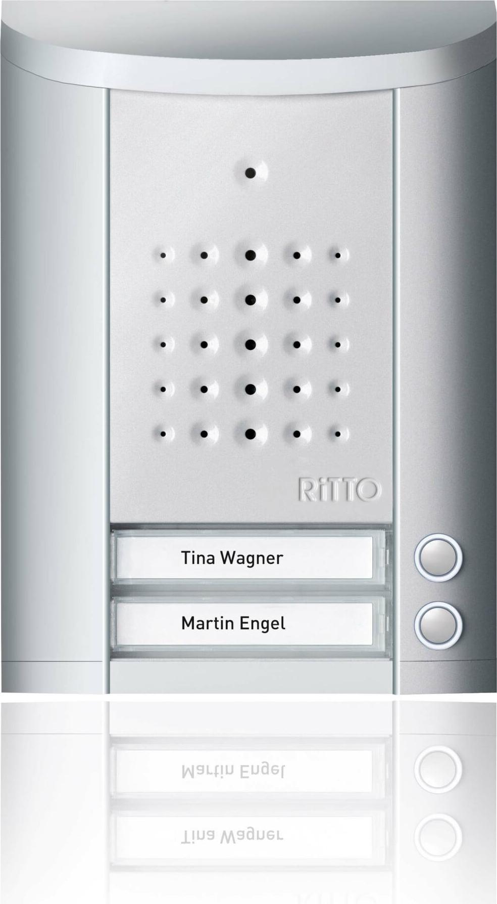 RITTO Entravox Türstation 2WE 1840220 silber