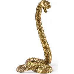 Wunderkammer Dekoration snake goldfarben