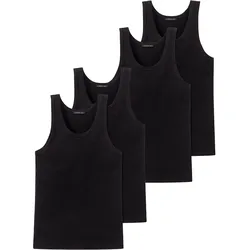 Schiesser Herren Unterhemd Authentic 4er Pack