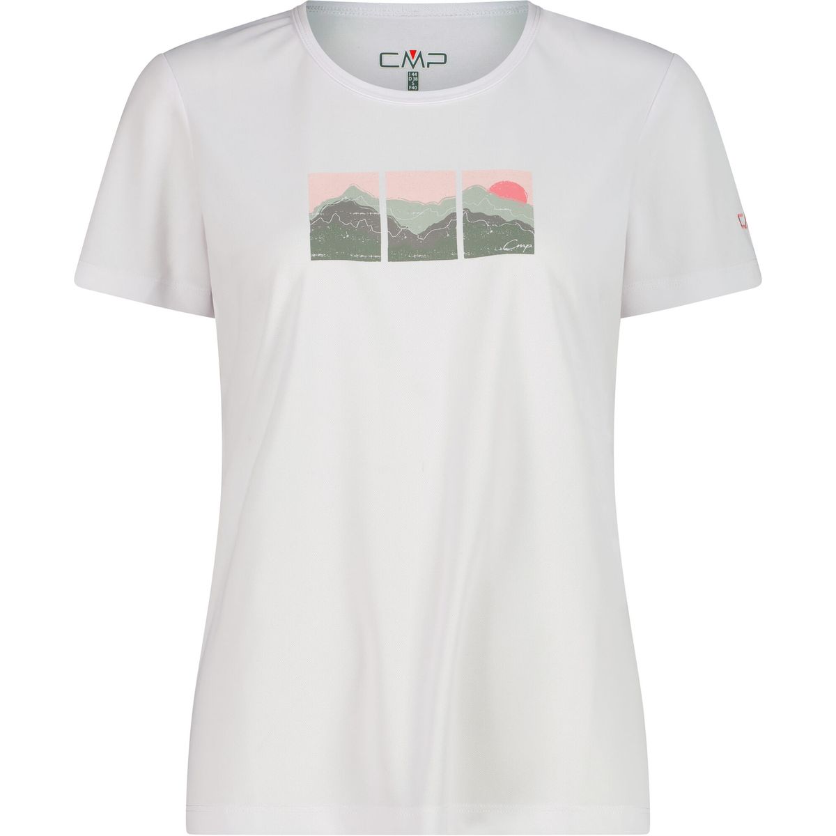 CMP Woman T-shirt bianco (06XV) 50 38T6656-06XV-50