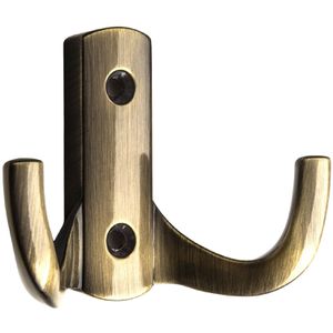 SO-TECH Garderobenhaken Julie, 117394, messingoptik brüniert, Doppelhaken aus Metall