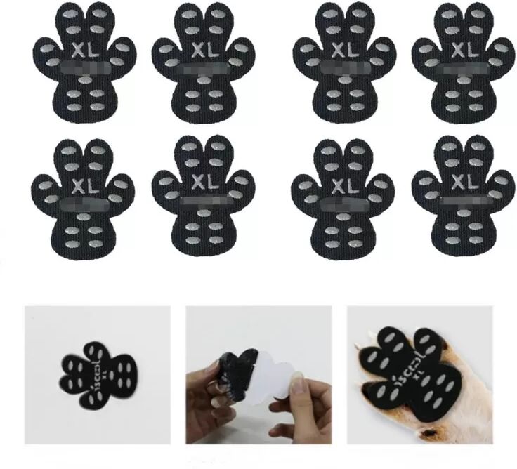 INF Paquet de 24 coussinets antidérapants imperméables pour pattes de chien XL