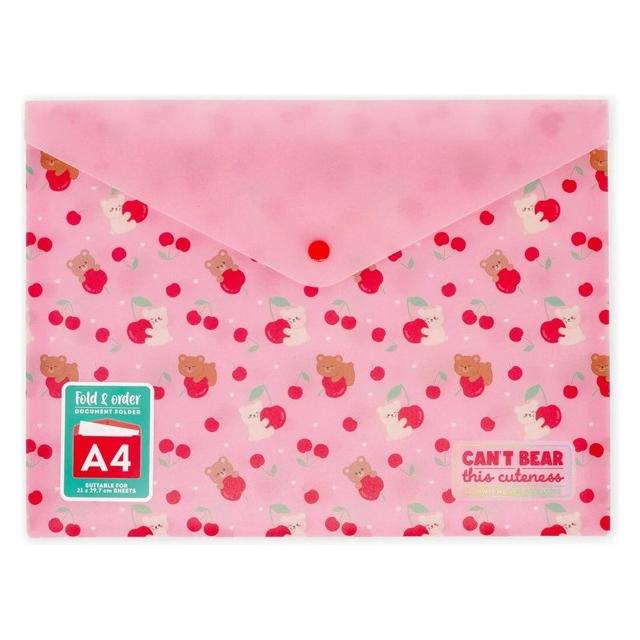 Legami Fold & Order - Teddy Cherry (A4) (VPFB0004)