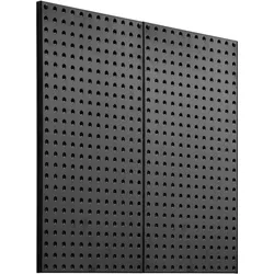 VEVOR Werkzeugwand, 61 x 30 cm, 2er-Set, Stahl-Stecktafel-Wand-Organizer, Werkzeuglochwand für Wohnzimmer, Garage, Werkzeugaufbewahrung, Werkbank, Büroorganisation, Bastelraum, Küche, Zuhause, schwarz