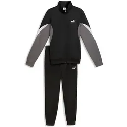 PUMA Herren Sportanzug ESS Block Poly Suit, Größe S in Schwarz Schwarz
